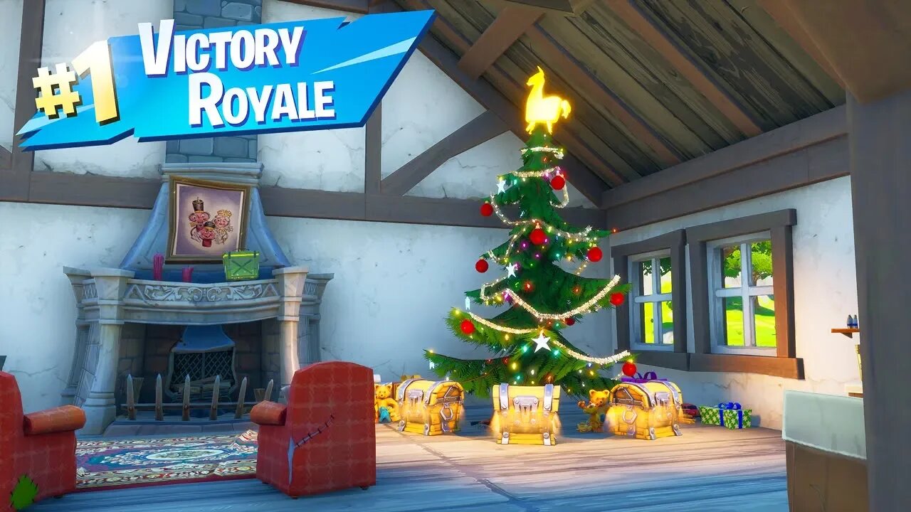 Fortnite But Staying In Crackshot's Cabin All Game 🏡