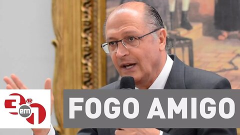João Doria cita Geraldo Alckmin e diz que "fogo amigo dói para chuchu"