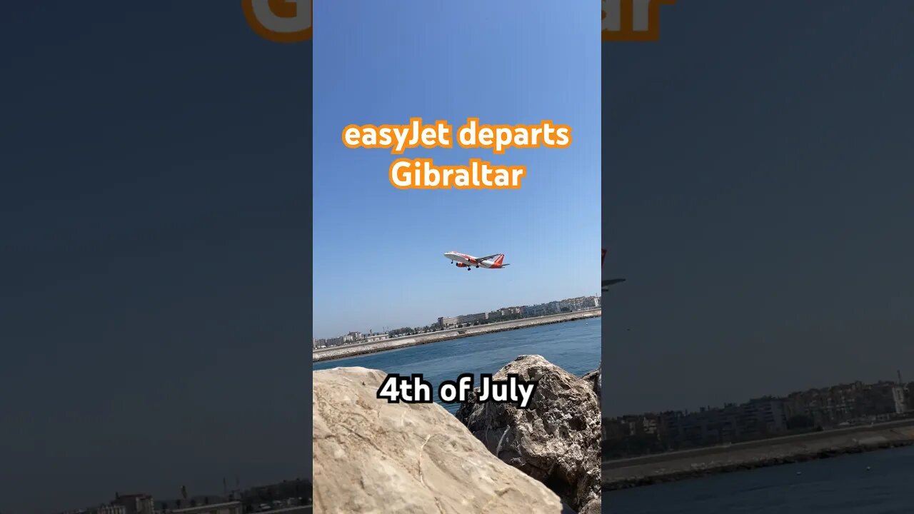 easyJet Departs Gibraltar