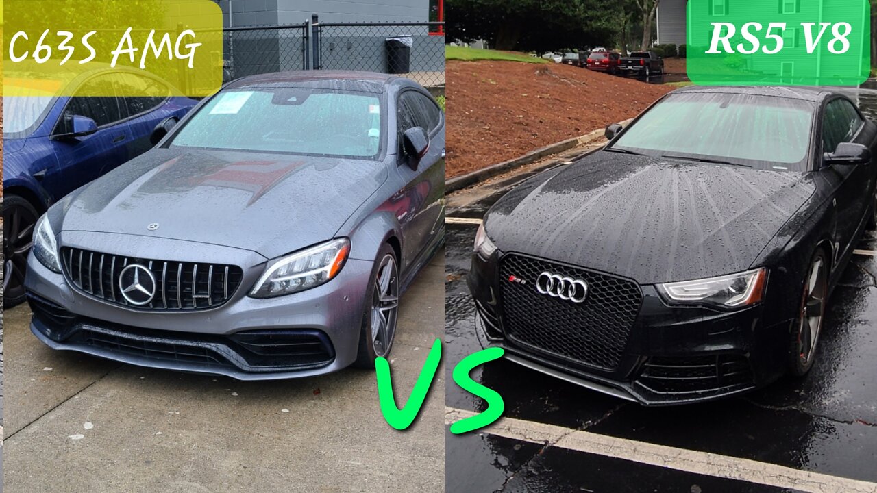 C63s AMG vs RS5 V8 comparison review