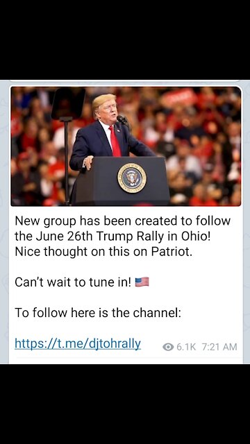 TRUMP RALLY TONIGHT 💪🇺🇲