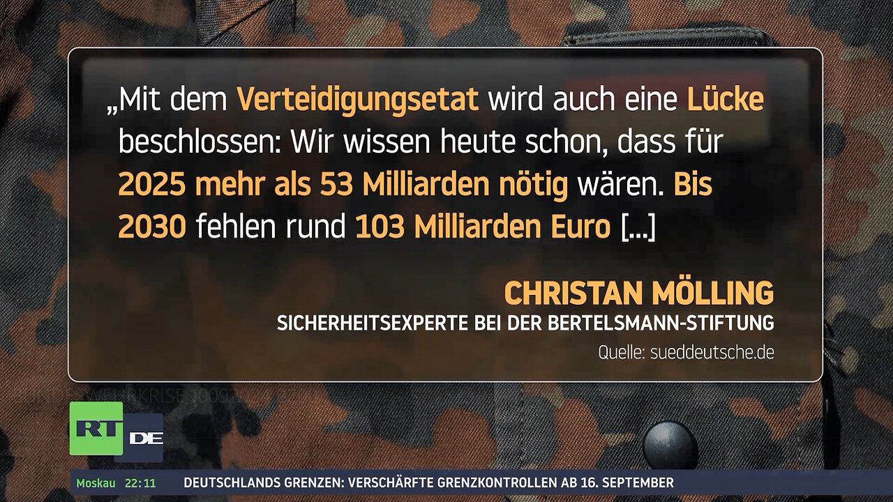 "Staatsversagen": Bundeswehr hat laut Studie enorme Defizite bei Ausrüstung