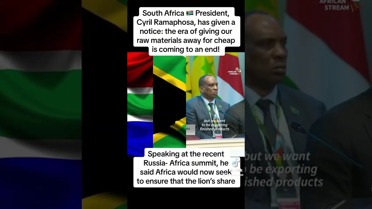#SouthAfrica President New #Africa #Era The Old Is Ending. #Russia #China #USA #France