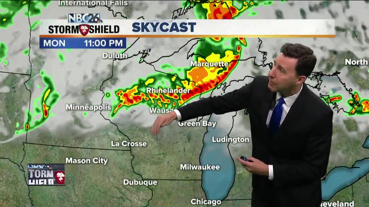 Michael Fish's NBC26 Storm Shield weather forecast