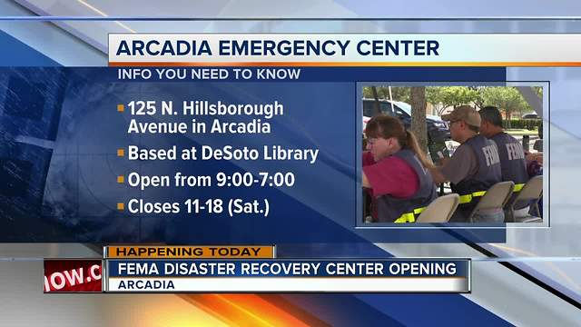 Disaster Recovery Center opens in Arcadia for Hurricane Irma survivors