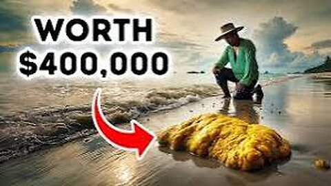 Man Found a gross thing on the beach and got rich