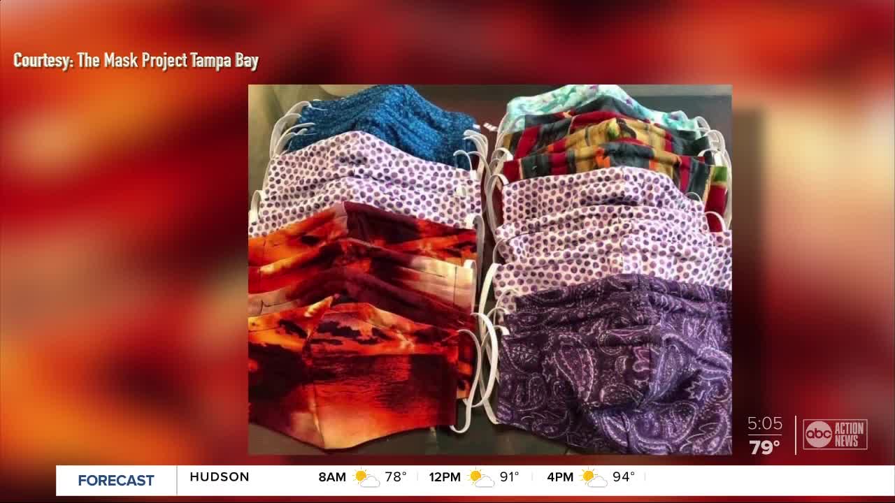 Mask Project Tampa Bay exceeds 43,000 masks, needs more donations to continue helping communities
