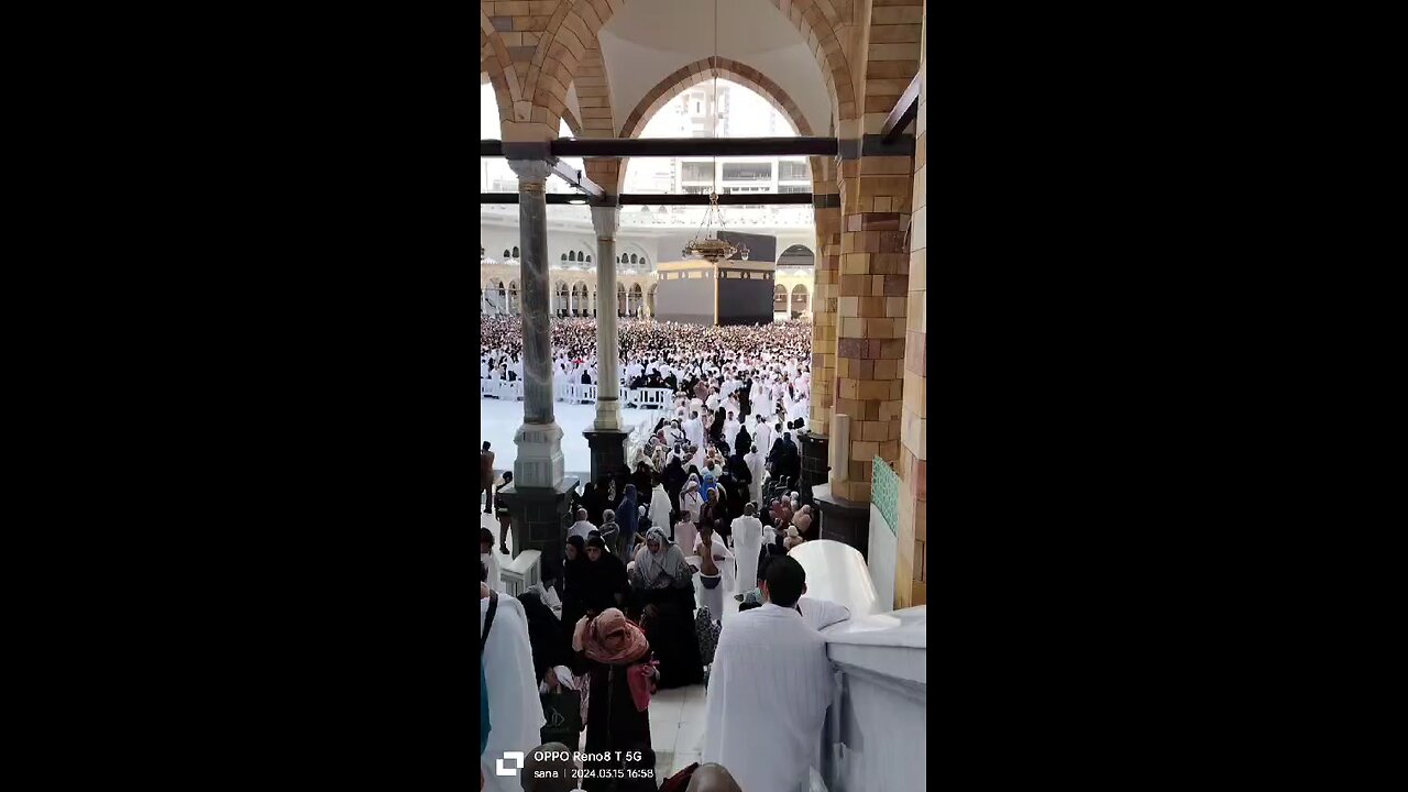 mashallah kitni bhid hai allah ke ghr pr makka madina mai kaba Sharif me pass is video ko like kare