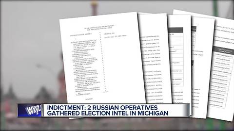 Indictment: 2 Russian operatives gathered election intel in Michigan