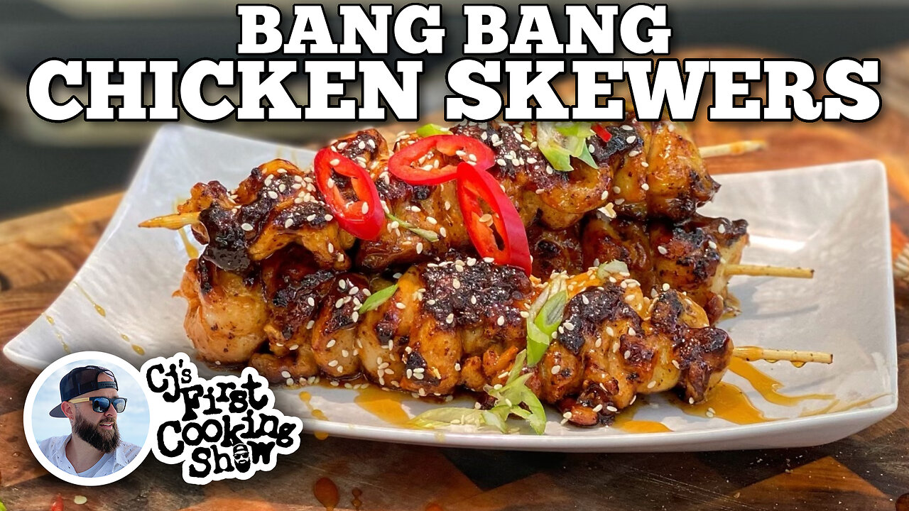 CJ's Bang Bang Chicken Skewers | Blackstone Griddles