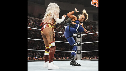Zelina Vega vs. Zoey Stark: A Tough Battle! #shorts