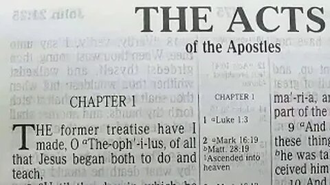 Acts: Chapters 01-03