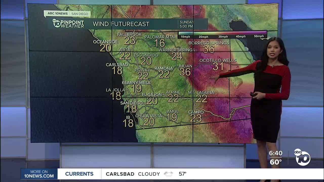 ABC 10News Pinpoint Weather for Sun. May 9, 2021