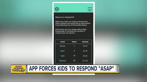 Reply ASAP: New app freezes your kid's phone until they answer your messages