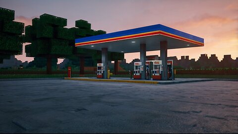 Minecraft | How To Make A Gas Station