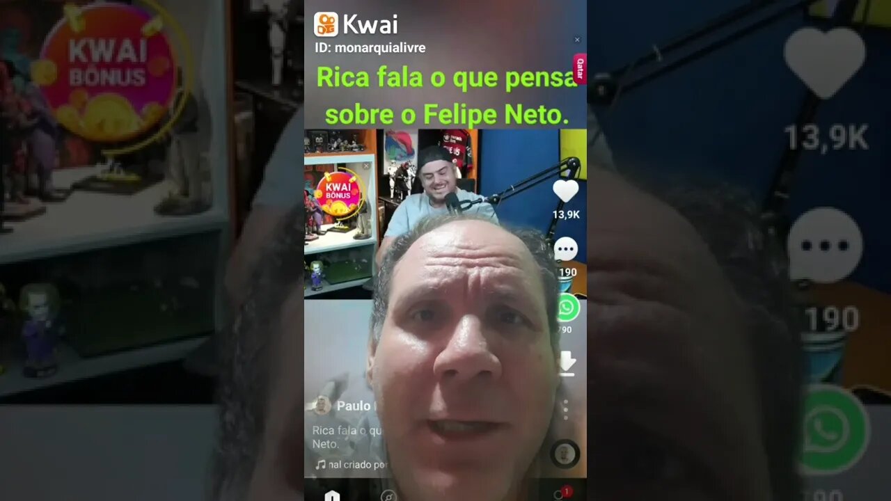 Rica Perrone diz o que pensa de Felipe Neto