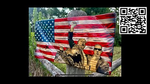 Fight! Fight! Fight! Wooden American Flag