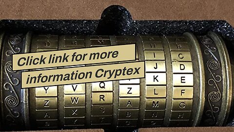 Click link for more information Cryptex Da Vinci Code Mini Cryptex Lock Puzzle Boxes with Hidde...