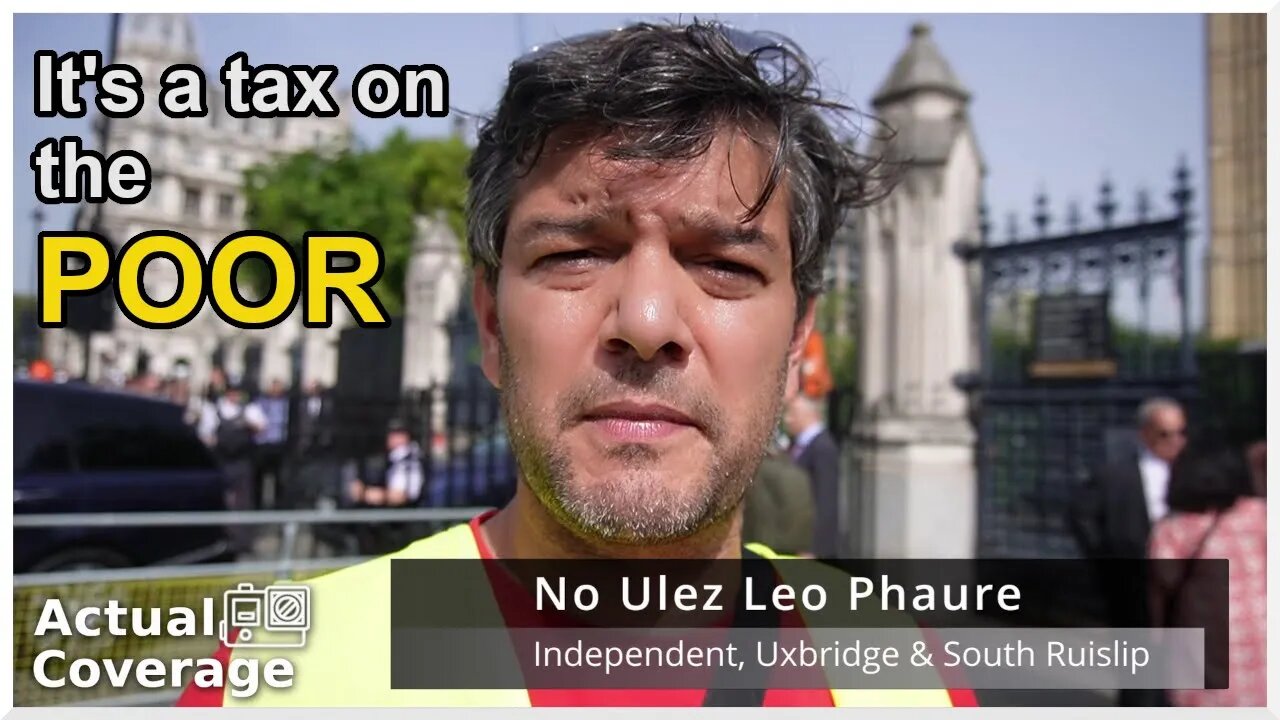 No Ulez Leo "A tax on the poor"