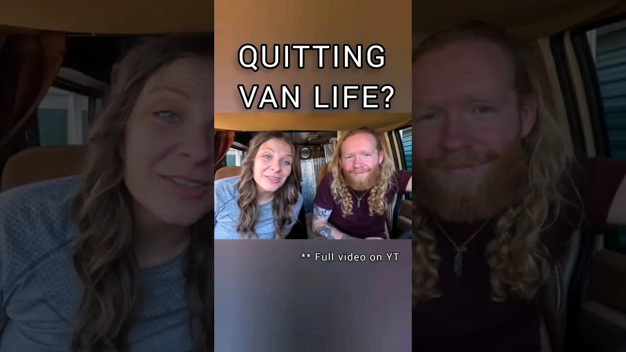 Quitting vanlife, why and what is next? full video on channel