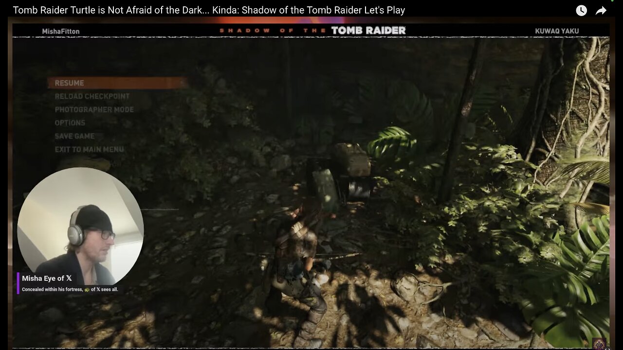 Tomb Raider Turtle is Not Afraid of the Dark... Kinda: Shadow of the Tomb Raider Let's Play