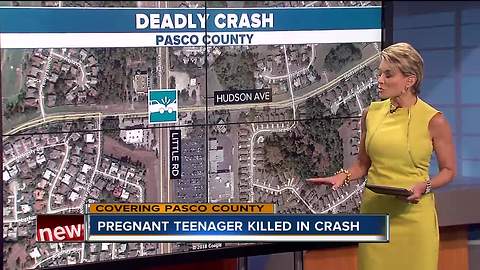 Pregnant teen, unborn baby killed in crash in Hudson