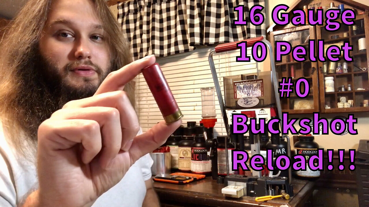 16 Gauge 10 Pellet #0 Buck Hunting Load