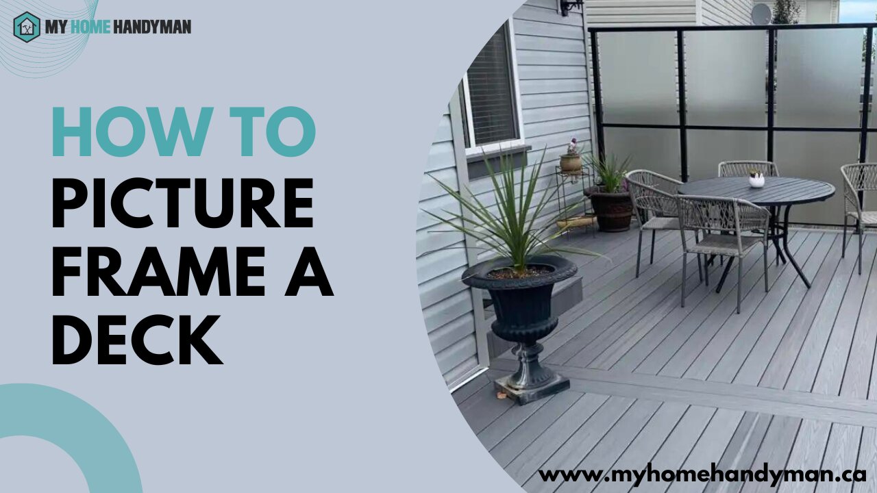 How to Picture Frame a Deck | My Home Handyman