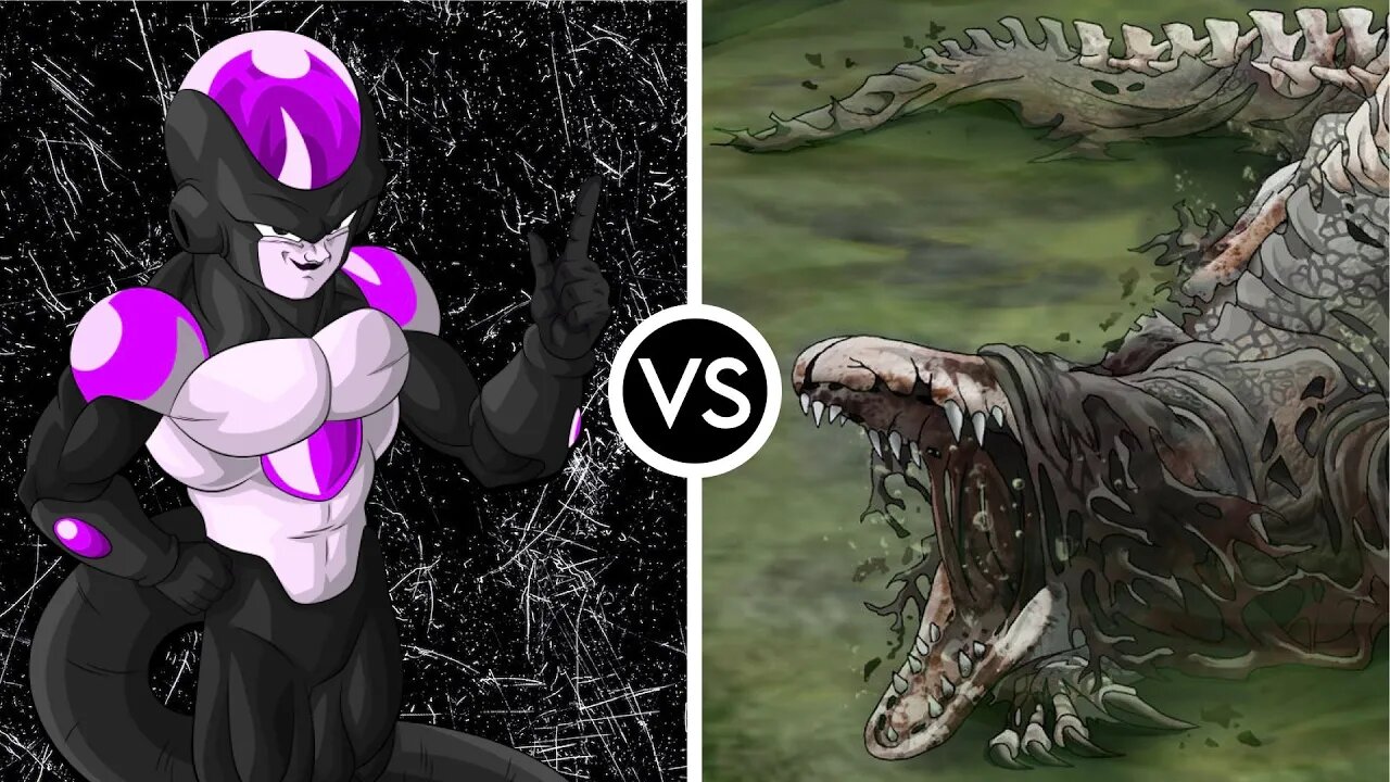 Black Frieza vs. SCP - 682 | DEATH BATTLE!