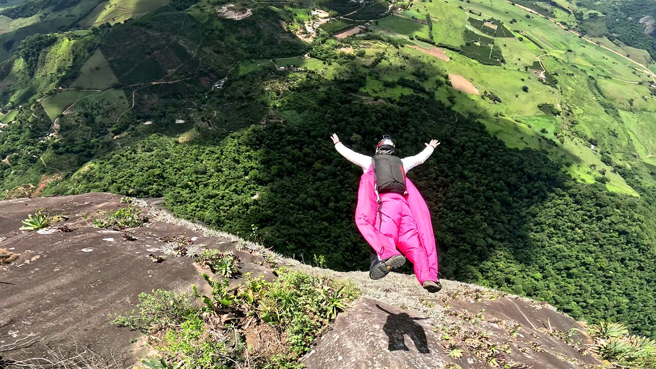 Wingsuit Flight From Windy Rock | Brazil