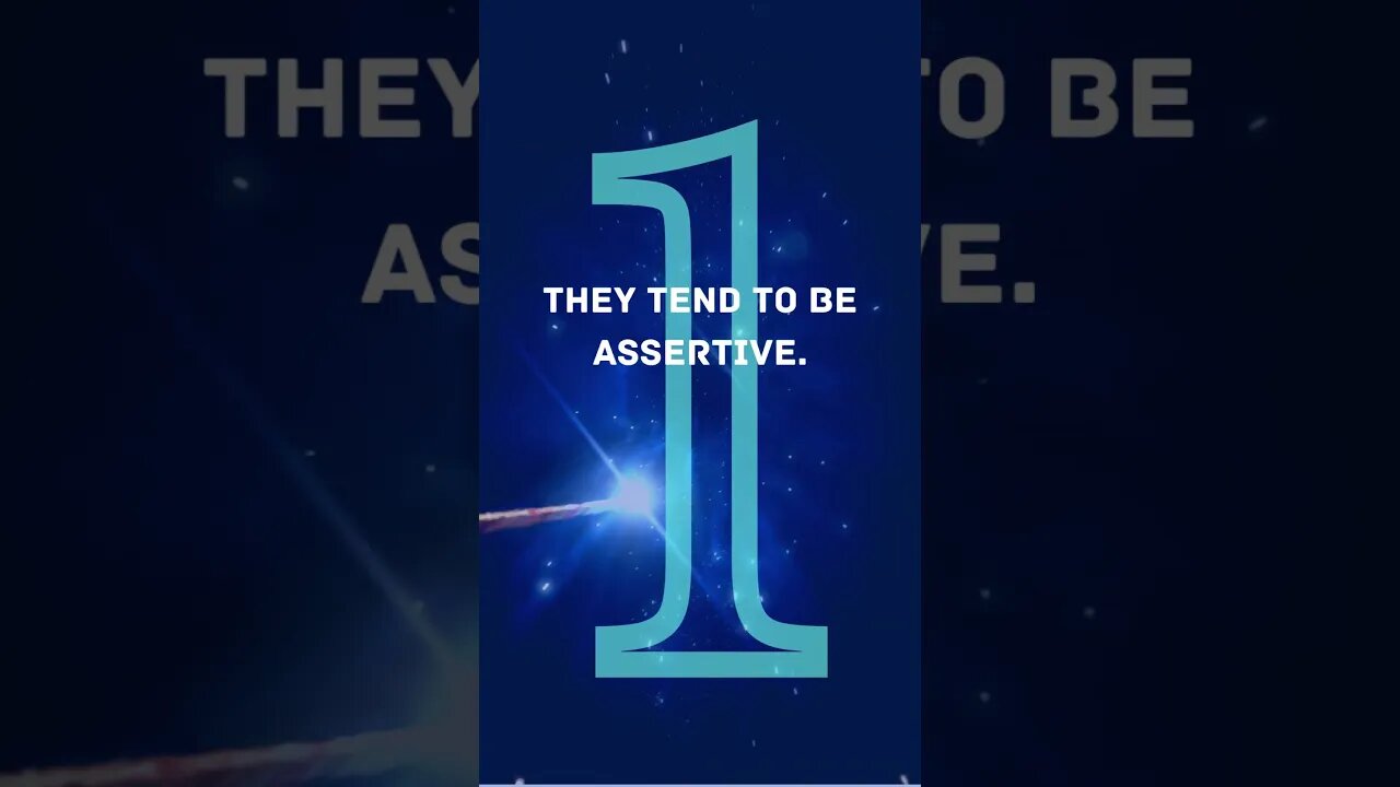 Numerology of 1: ASSERTIVENESS.