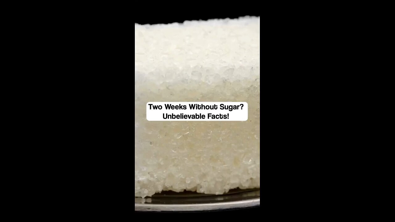 ⛔️What happens to your body when you give up sugar for just two weeks.