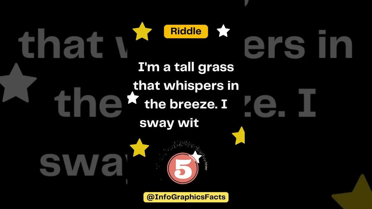I'm a tall grass that whispers in the breeze I sway with the wind, as graceful as you please 🌾