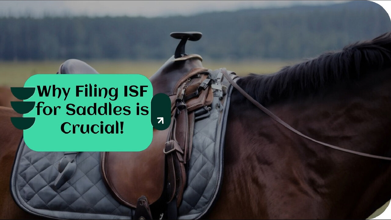 Importing Saddles? Here's Why You Need to File an ISF!