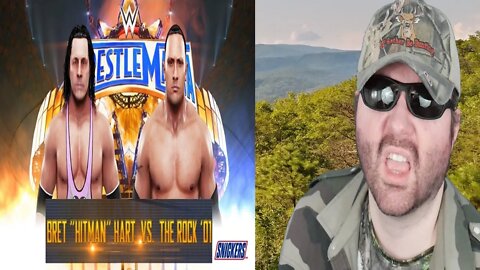 WWE 2K19 The Rock vs Bret Hart Wrestlemania 19 (MT0514) REACTION!!! (BBT)