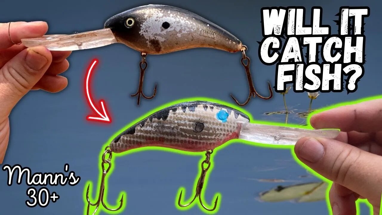 Restoring a Deep-Diving Crankbait...but will it Catch Fish? (LURE GIVEAWAY)