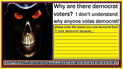 Why are there democrat voters?