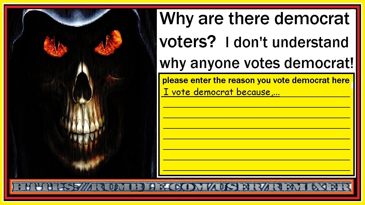 Why are there democrat voters?