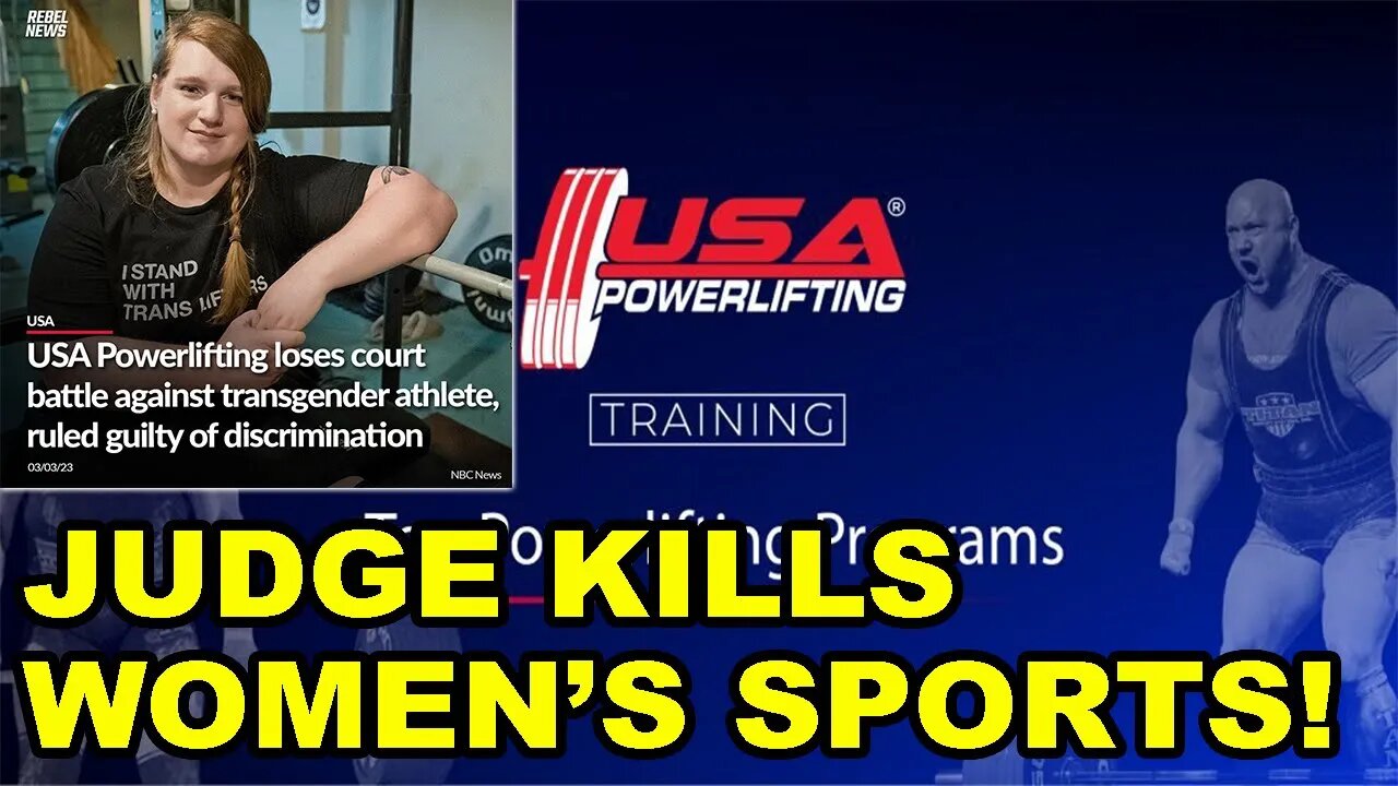 Transgender powerlifter WINS! Judge rules it is DISCRIMINATORY for WOMAN to compete against WOMEN!