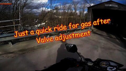 [E18] Hawk 250 quick ride for gas after valve adjustment on the Dual sport enduro