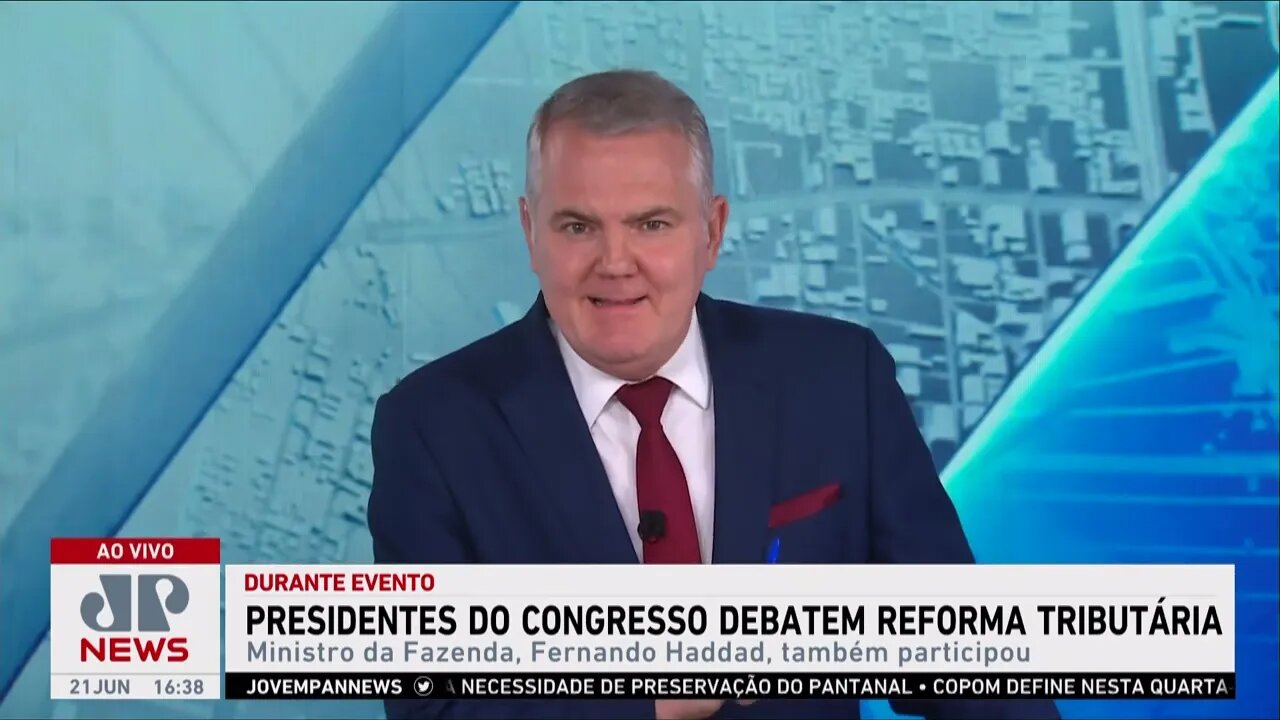 Presidentes do Congresso debatem reforma tributária com Haddad | PRÓS E CONTRAS