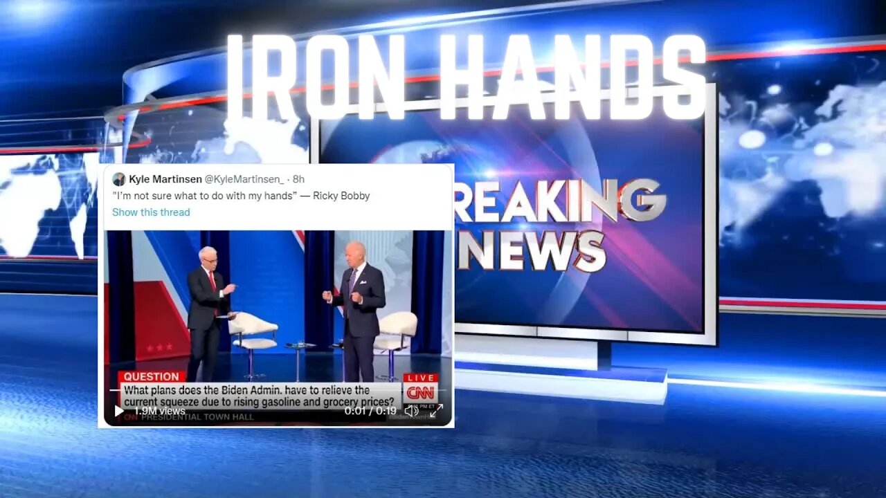 Joe Biden's Frozen Hands