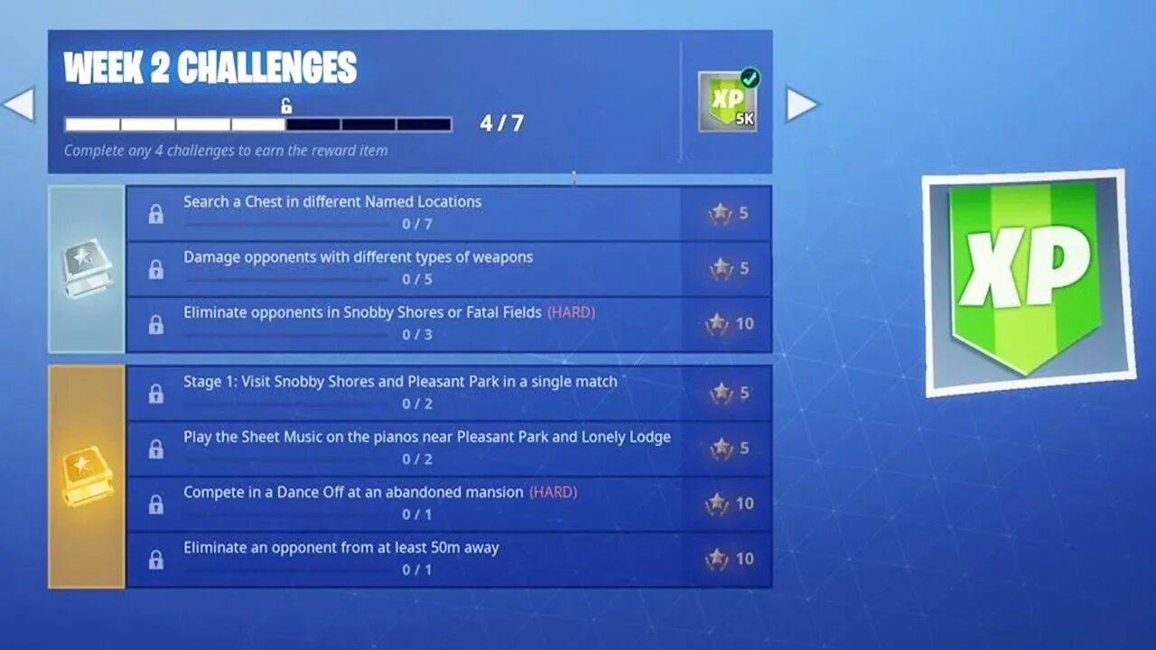 Fortnite WEEK 2 CHALLENGES GUIDE! - SECRET Banner Location (Fortnite Battle Royale Season 7)