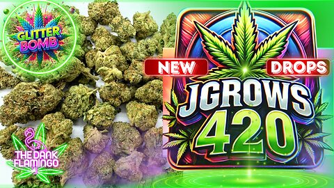 Trying Glitter Bomb THCa from JGrows420! The Dank Flamingo Cannabis Review!!