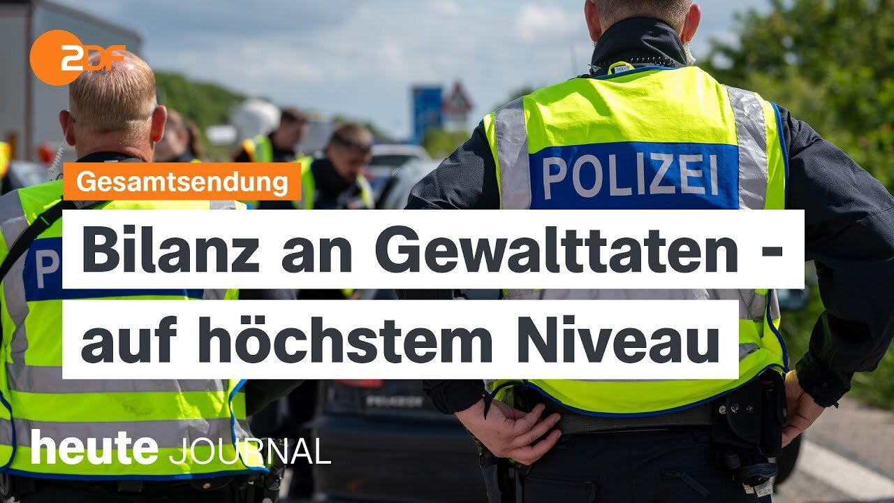 heute journal vom 19.08.2024 Höchststand an Straftaten, Koalition im Streit, Ukrainische Offensive