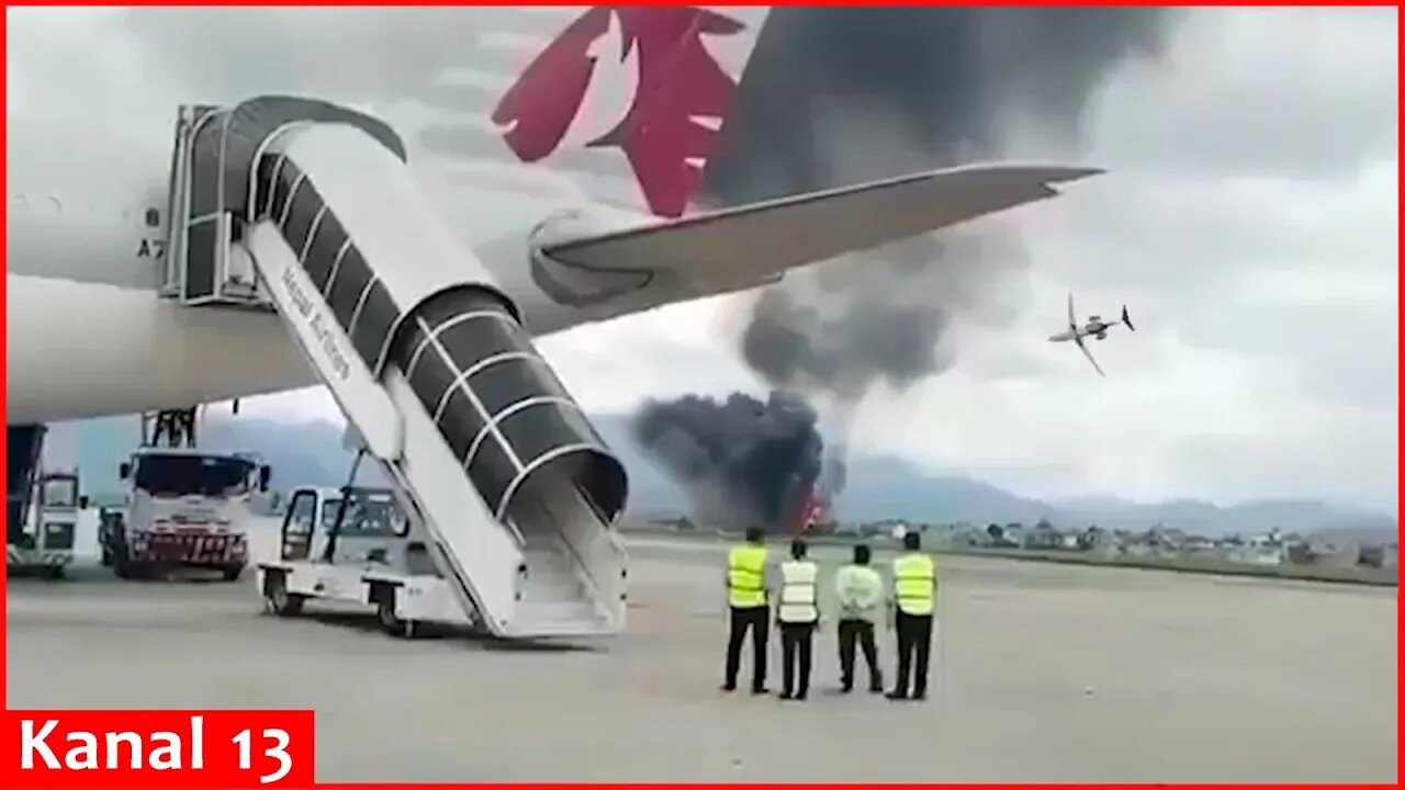 The moment the plane crashed in Nepal, 18 people killed