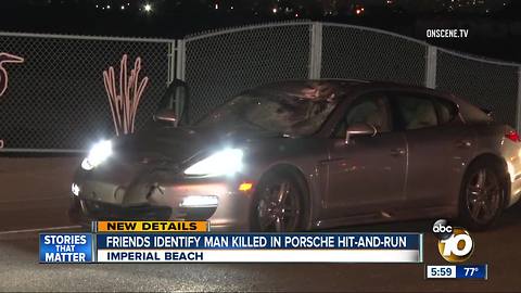 Friends I.D. man killed by teen driving Porsche