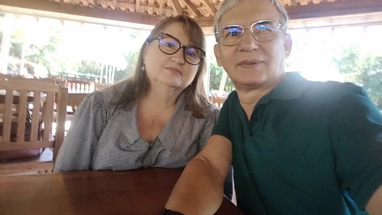 Almoço no camping com meu Amore, obrigado SENHOR!