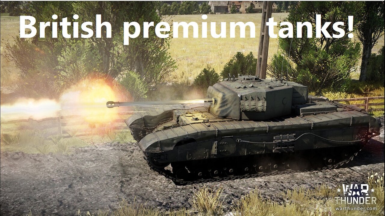 War Thunder - British Premium Tanks announced!