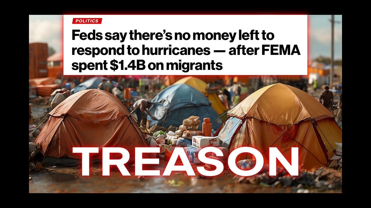 FEMA Pays Illegals To Live Rent Free While Helene Victims Live In Tents In Freezing Temperatures